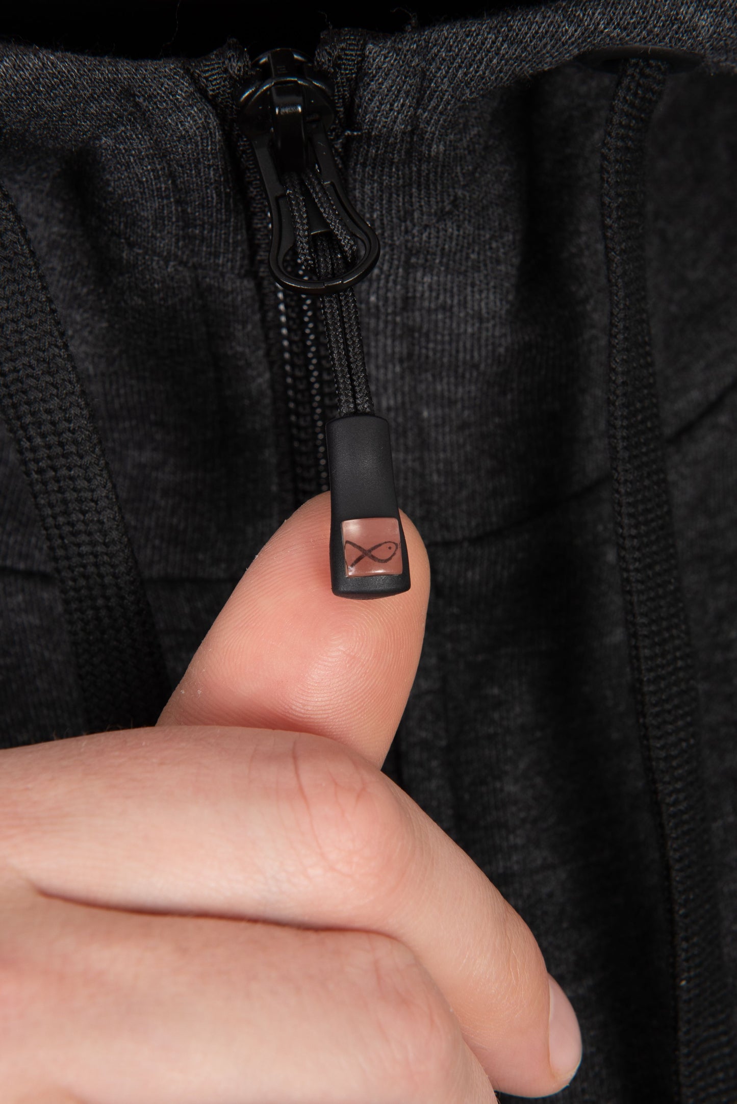 Matrix Charcoal Marl Zip Hoody (2025)