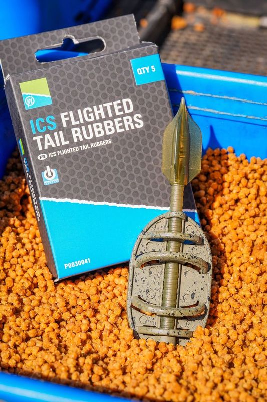 Preston Innovations ICS Flighted Tail Rubbers