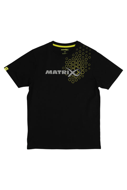 Matrix Black Hex Print T-Shirt