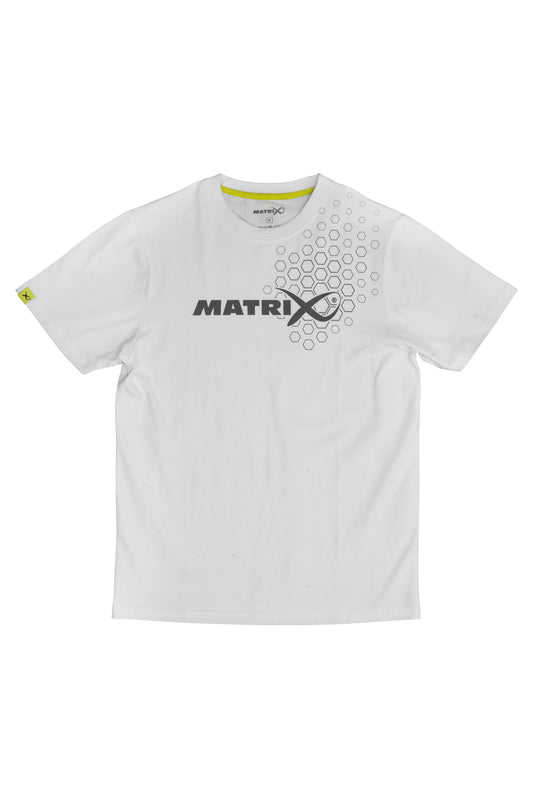 Matrix White Hex Print T-Shirt