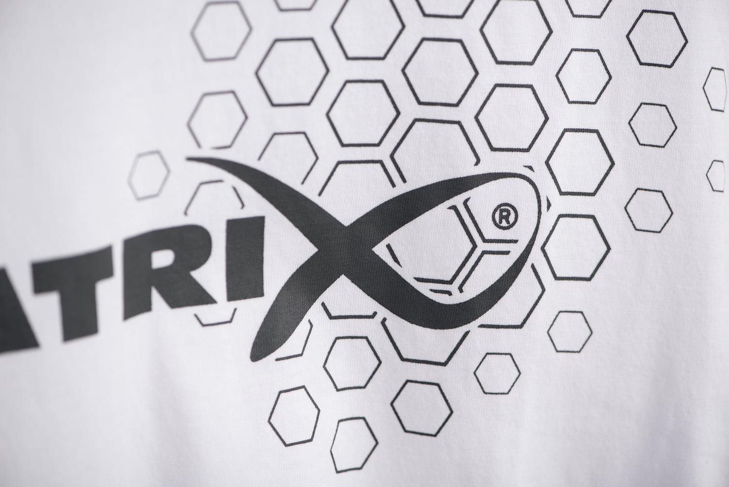 Matrix White Hex Print T-Shirt