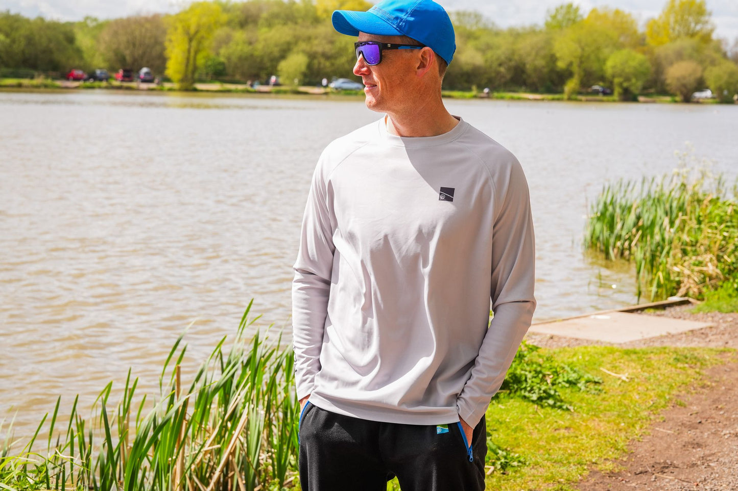 Preston Innovations Grey Performance Sun Shirt UPF-40