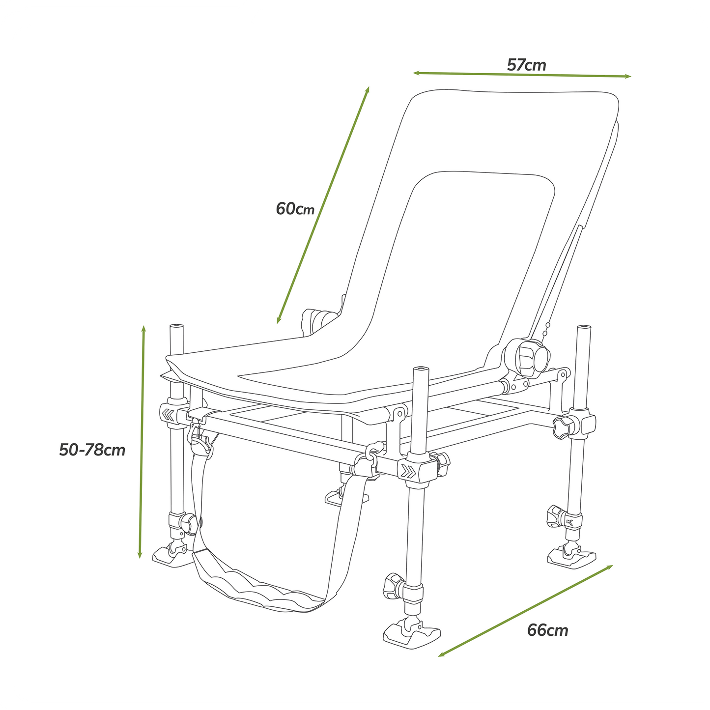 Korum Supa Lite Stretch Feeder Chair S23