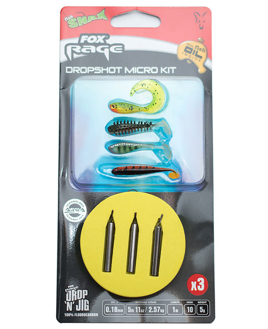 Fox Rage Ready Rig Dropshot Micro Kit 1m 5g size 10