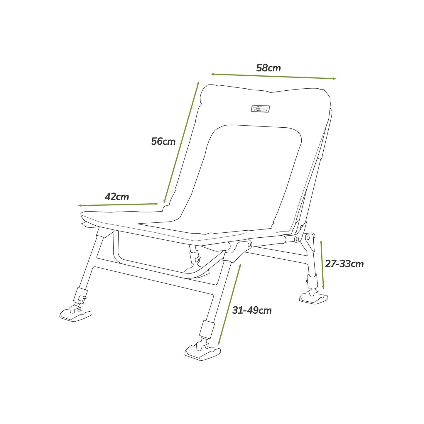 Korum Supa Lite Stretch Wide