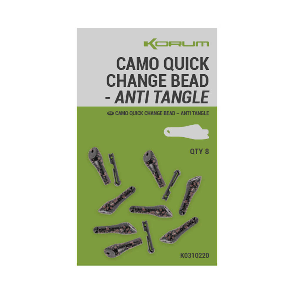 Korum Camo Quick Change Bead - Anti Tangle