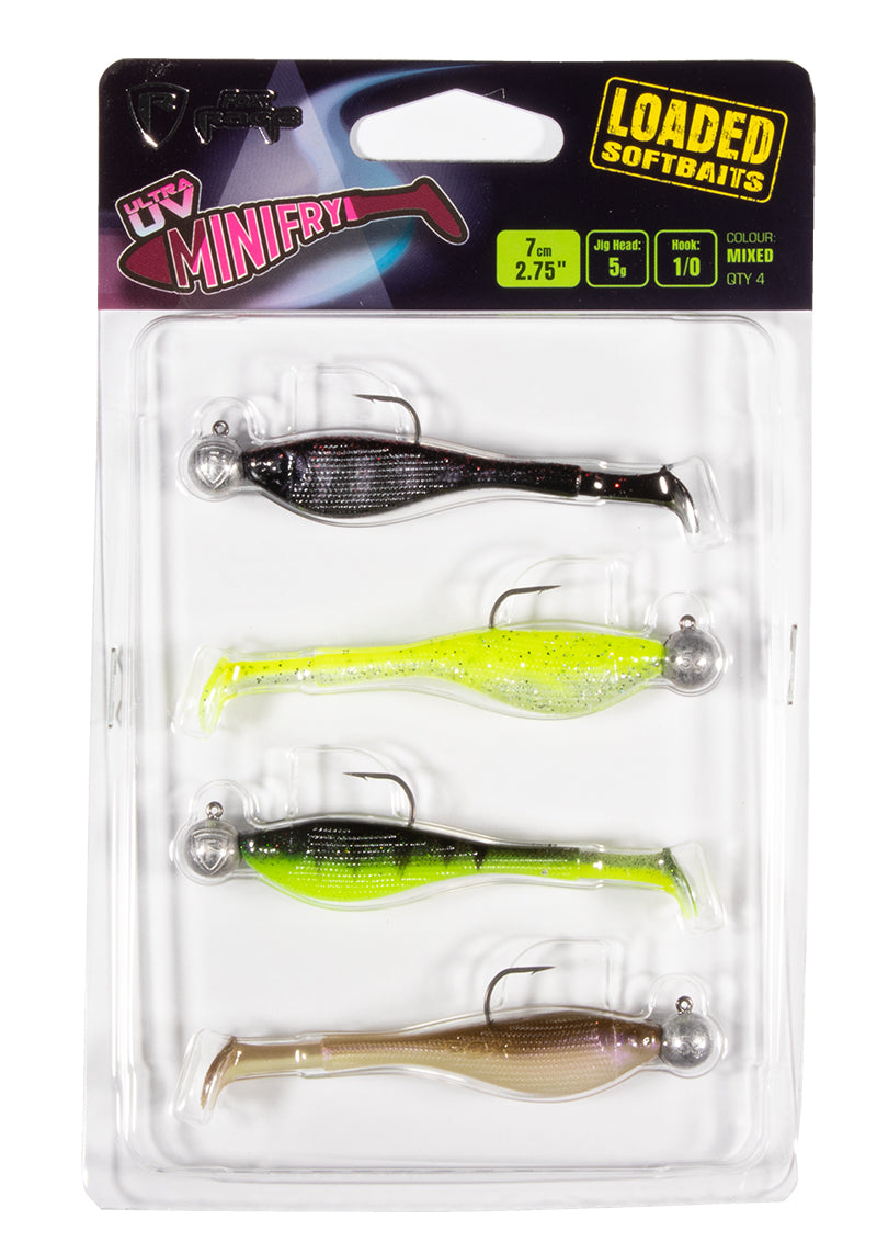 Fox Rage UV Mini Fry Lures LOADED