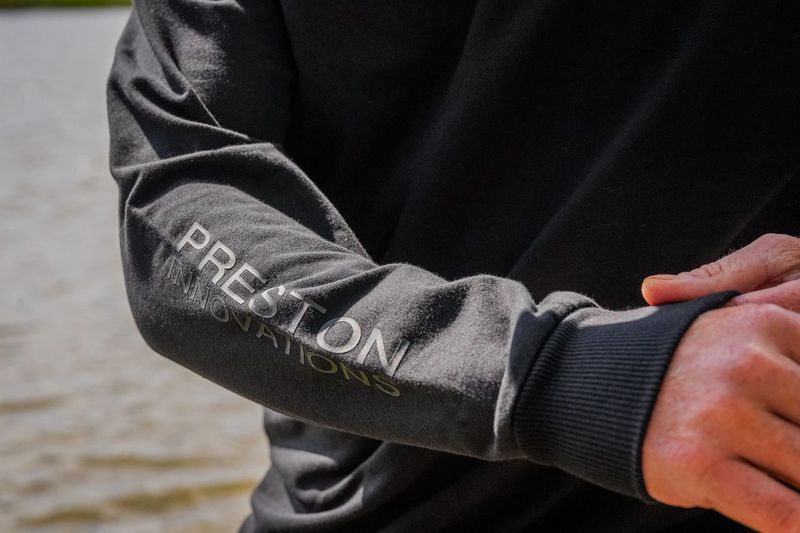 Preston Innovations Black Minimal Sweatshirt (2025)