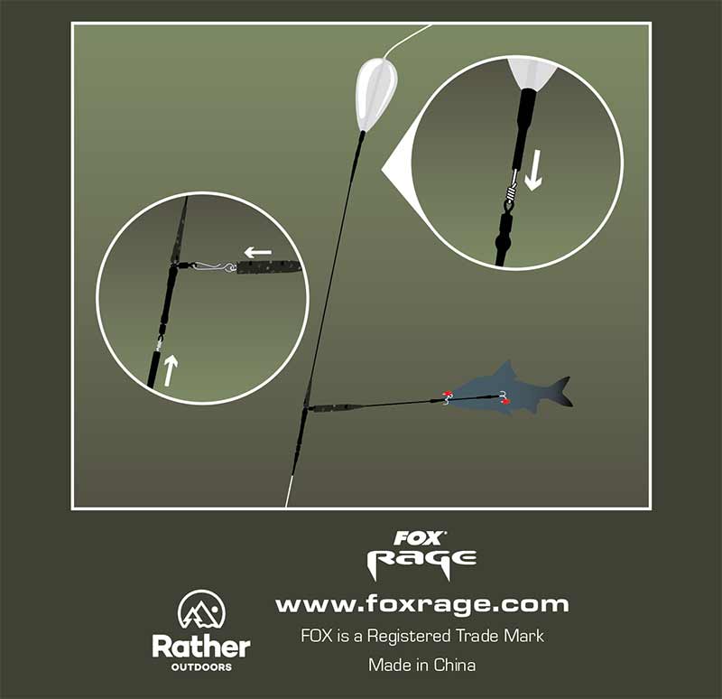 Fox Rage Predator Kwik Change Paternoster Up Traces