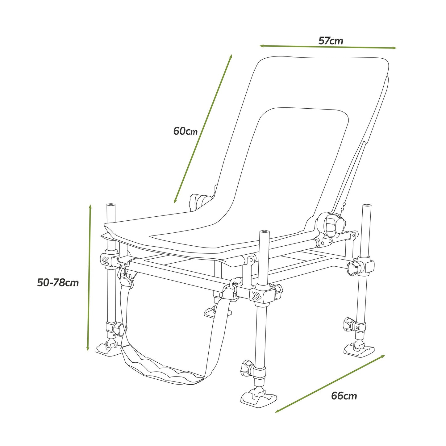 Korum Supa Lite Stretch Feeder Chair S23