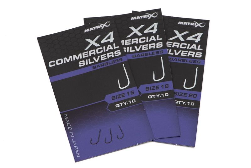 Matrix X4 Commercial Silvers Hooks