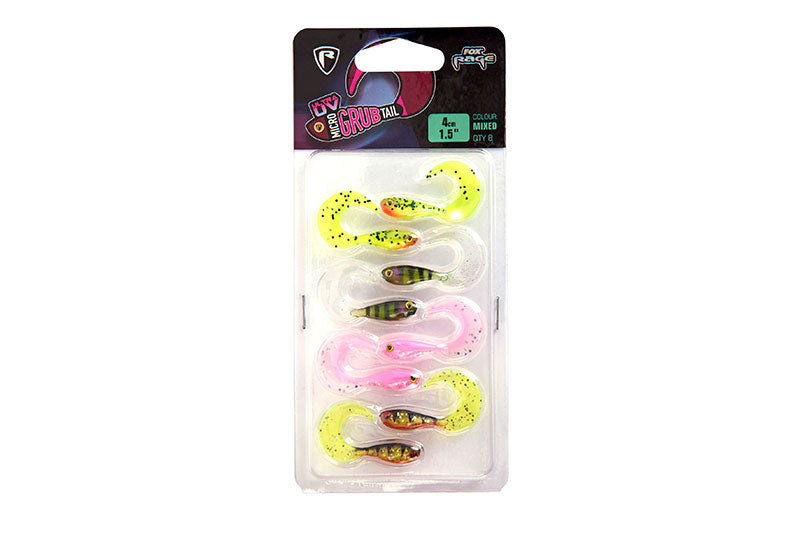 Fox Rage UV Micro Grub Tail Lures