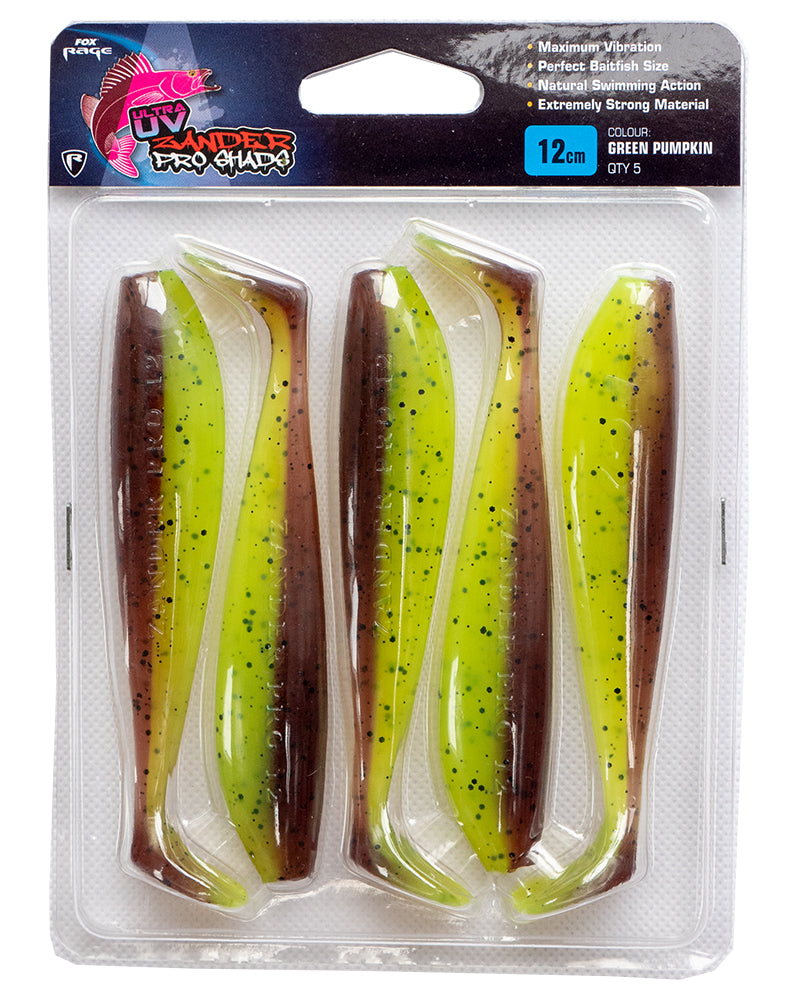 Fox Rage Ultra UV Zander Pro 7.5cm Single Colour Packs
