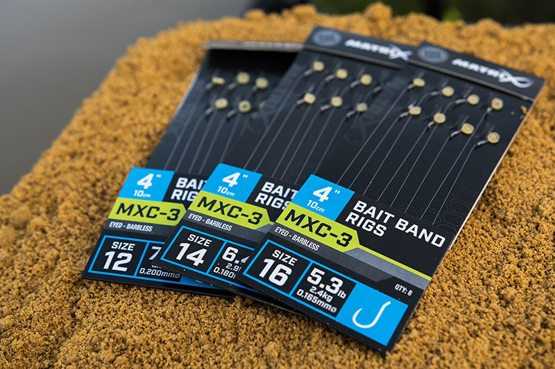Matrix MXC-3 Bait Band Rigs 4 Inch