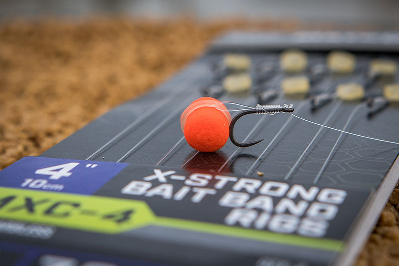 Matrix MXC-4 X-Strong Bait Band Rigs 10cm/4Inch