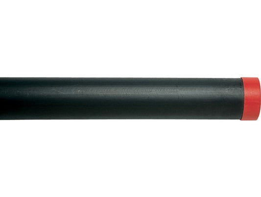 Plastic Rod Tube Black 6ft 6in x 3 inch Diameter - 5 Pack