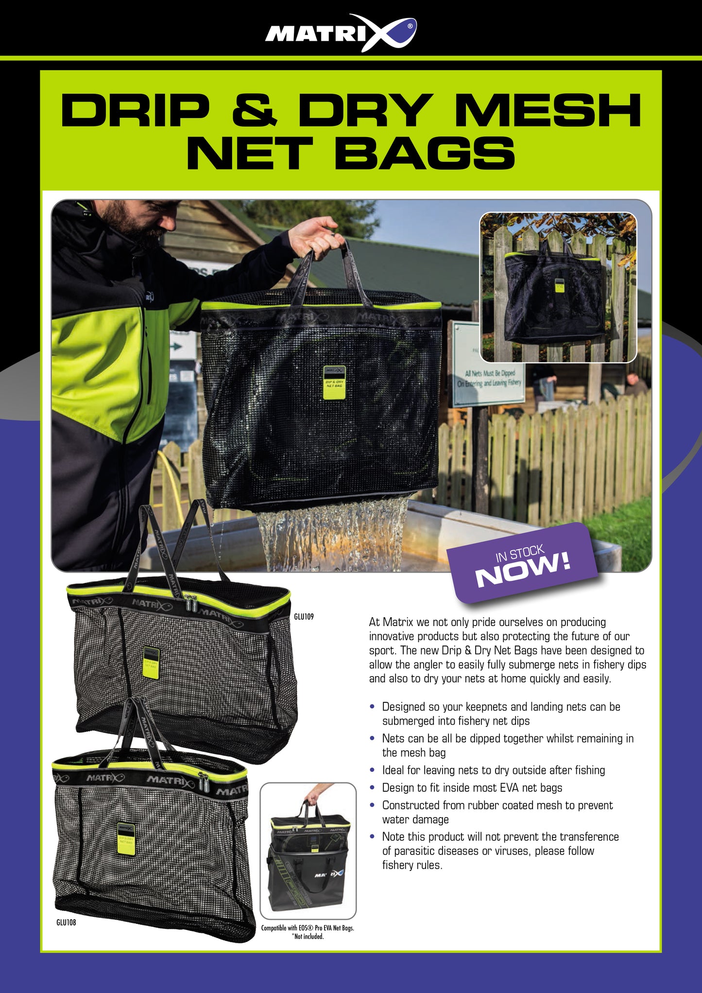 Matrix Dip And Dry Net Bag