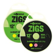 Korda Ready Tied Zig Rigs Barbless