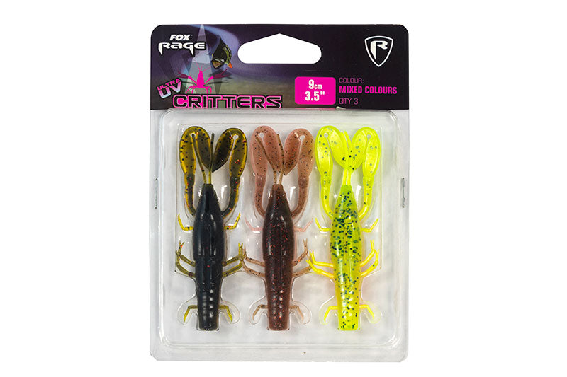 Fox Rage Ultra UV Critters 7cm Colour Packs