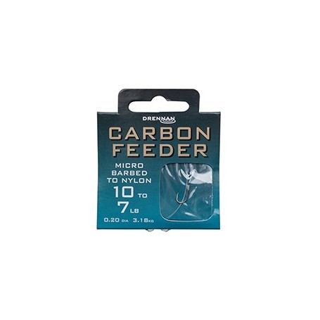 Drennan Carbon Feeder Hooks To Nylon