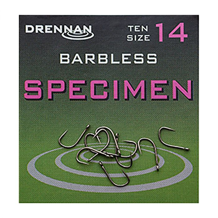 Drennan Specimen Barbless Hooks