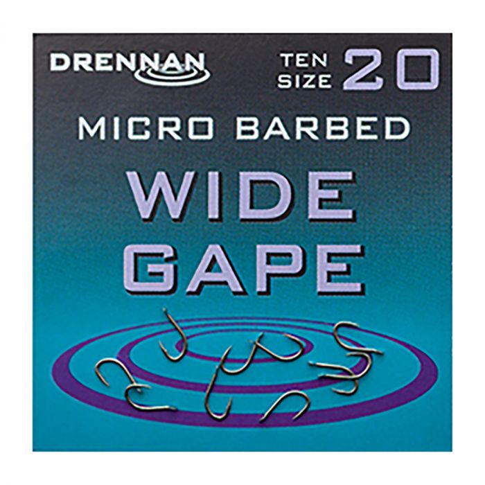 Drennan Wide Gape Specialist Micro Barbed Hooks - Ians Fishing Tackle –  Ian's Fishing Tackle