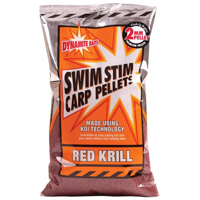 Dynamite Baits Swim Stim Red Krill Carp Pellets