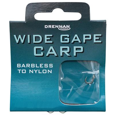 Drennan Barbless Wide Gape Carp Hooks To Nylon