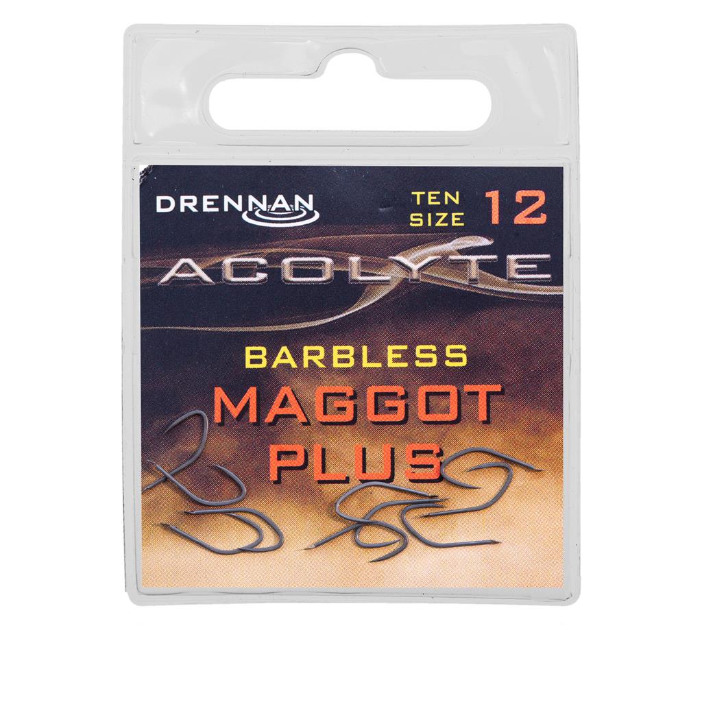 Drennan Acolyte Maggot Plus Barbless Hooks