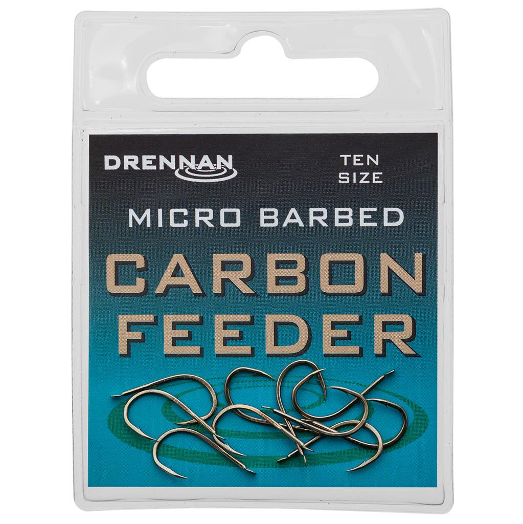 Drennan Carbon Feeder Micro Barbed Hooks