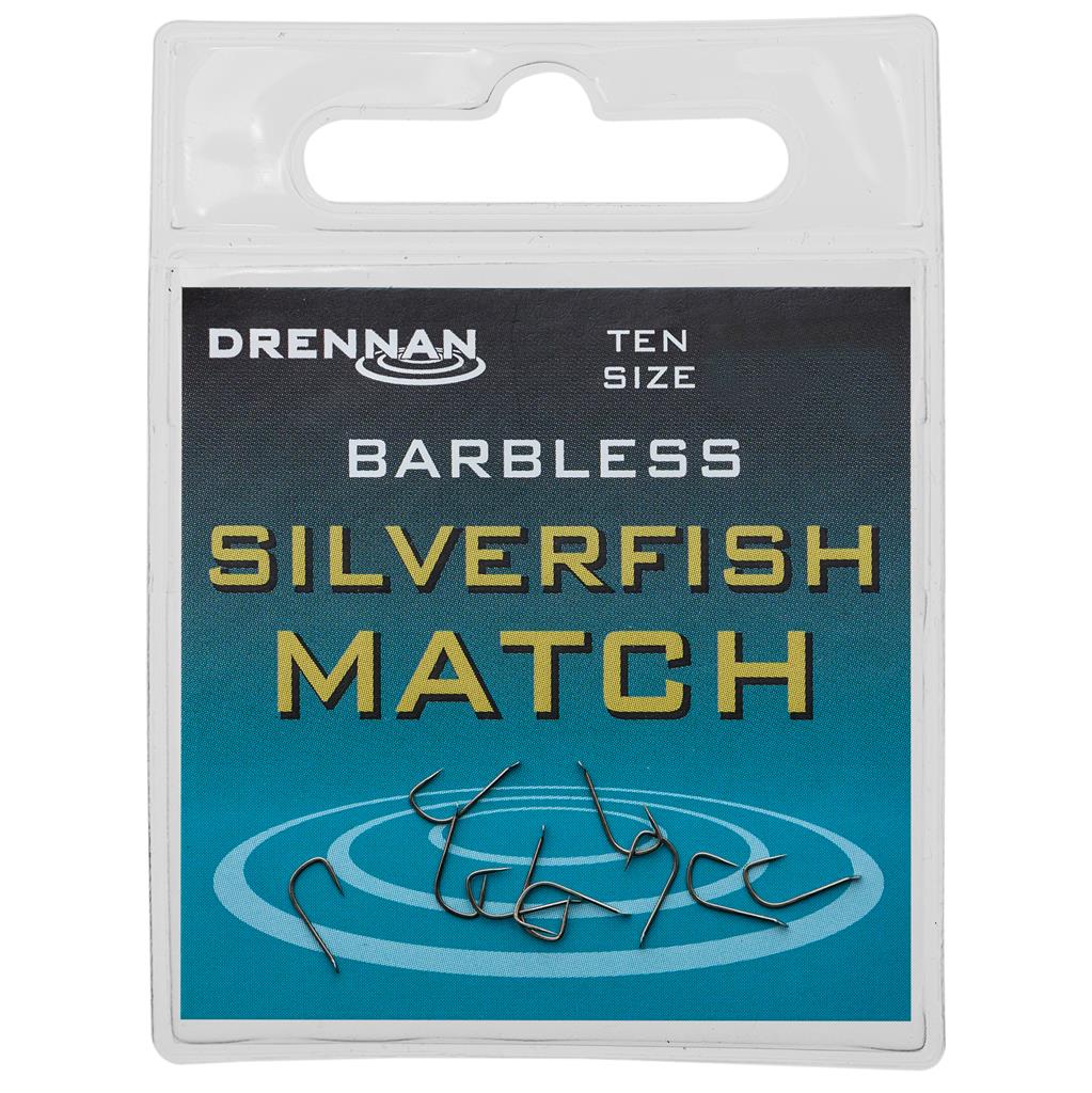 Drennan Silverfish Match Barbless Hooks