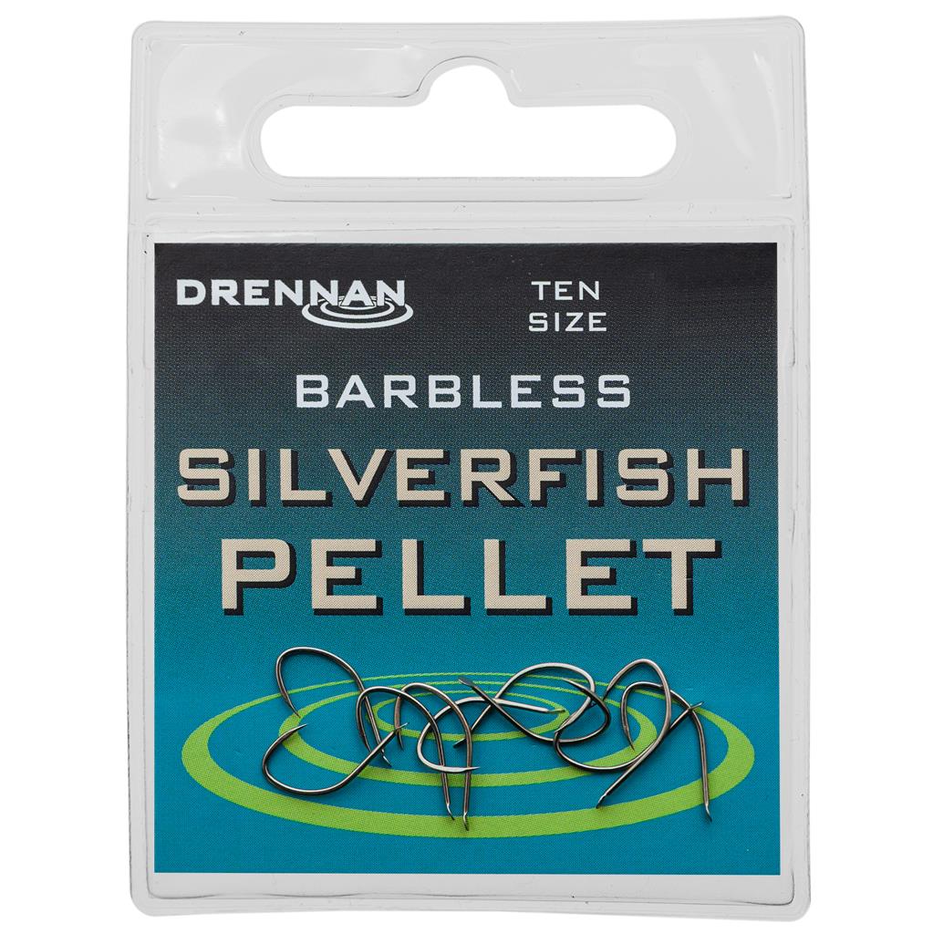 Drennan Silverfish Pellet Barbless Hooks