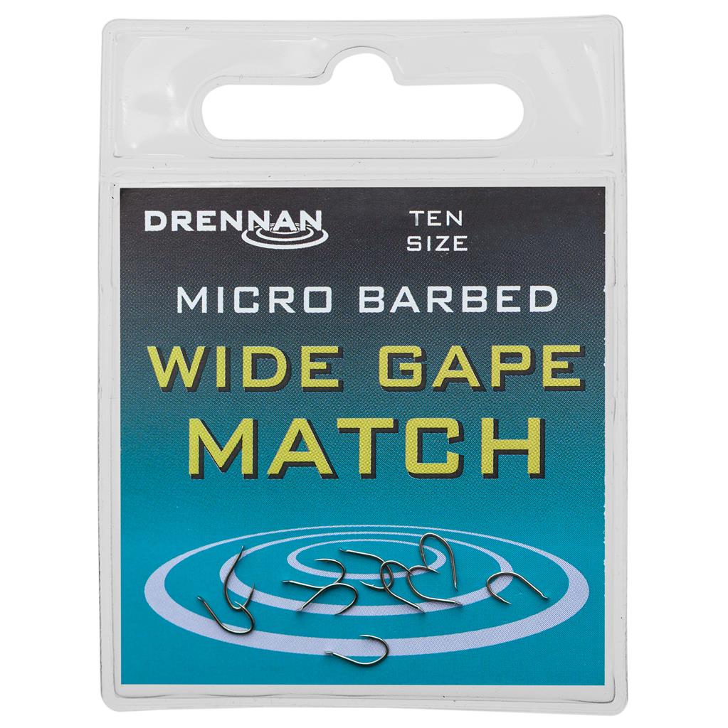 Drennan Wide Gape Match Micro Barbed Hooks