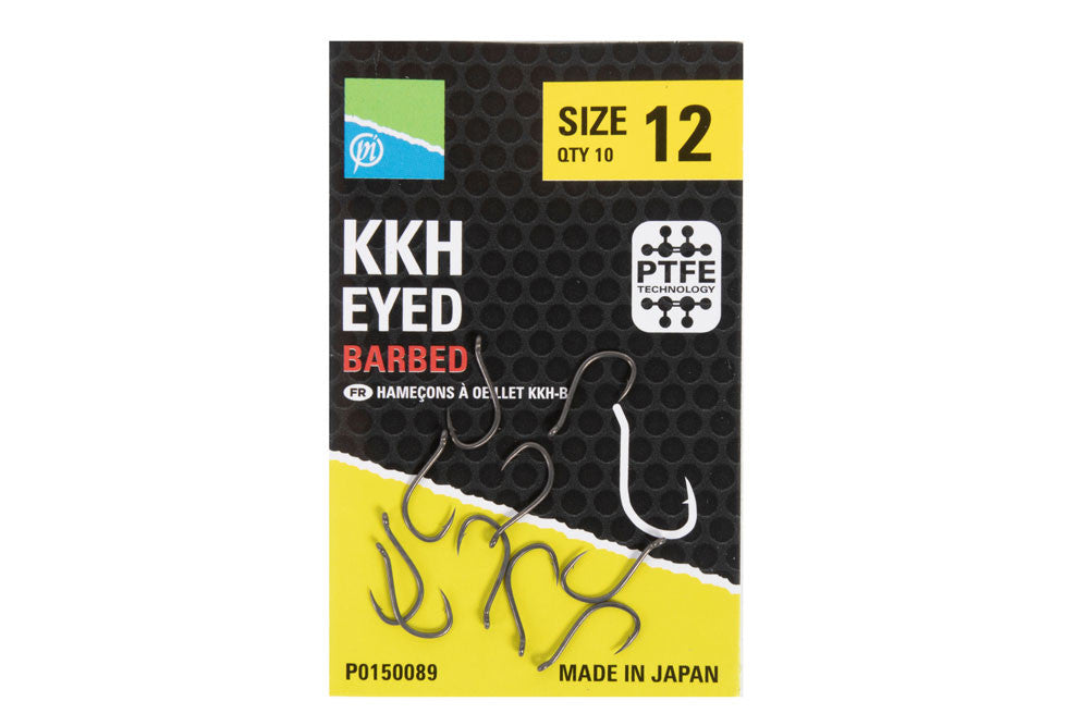 Preston Innovations KKH Eyed Barbed Hooks