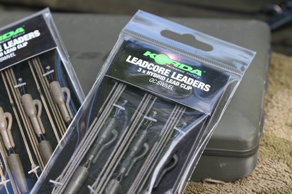 Korda Leadcore Leader Hybrid Leadclip QC Swivel -1m