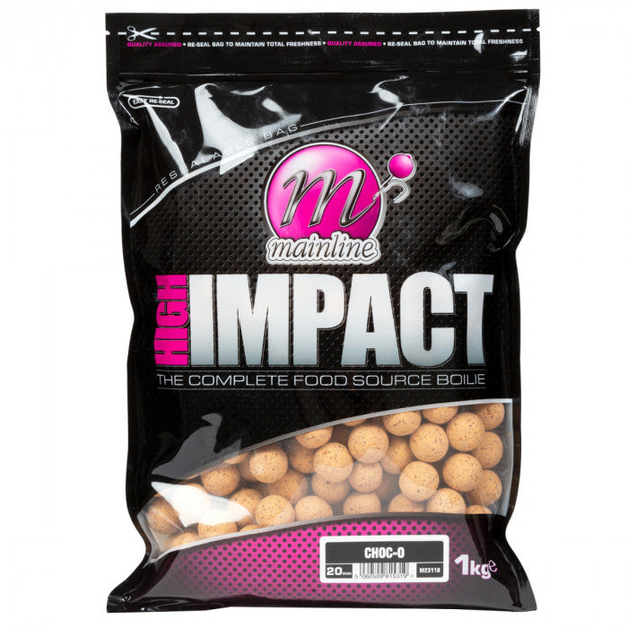 Mainline Baits High Impact 15mm 1kg Shelf Life Boilies - Choc-O