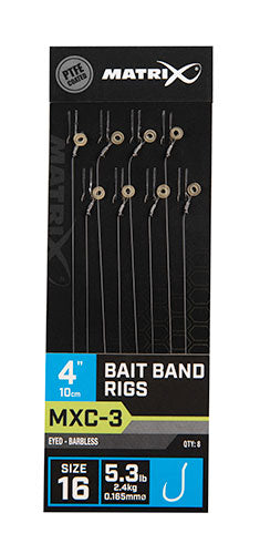 Matrix MXC-3 Bait Band Rigs 4 Inch