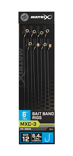 Matrix MXC-3 Bait Band Rigs 15cm/6inch