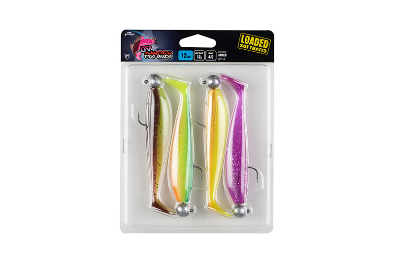 Fox Rage Ultra UV Zander Pro Shad Loaded Lure Pack