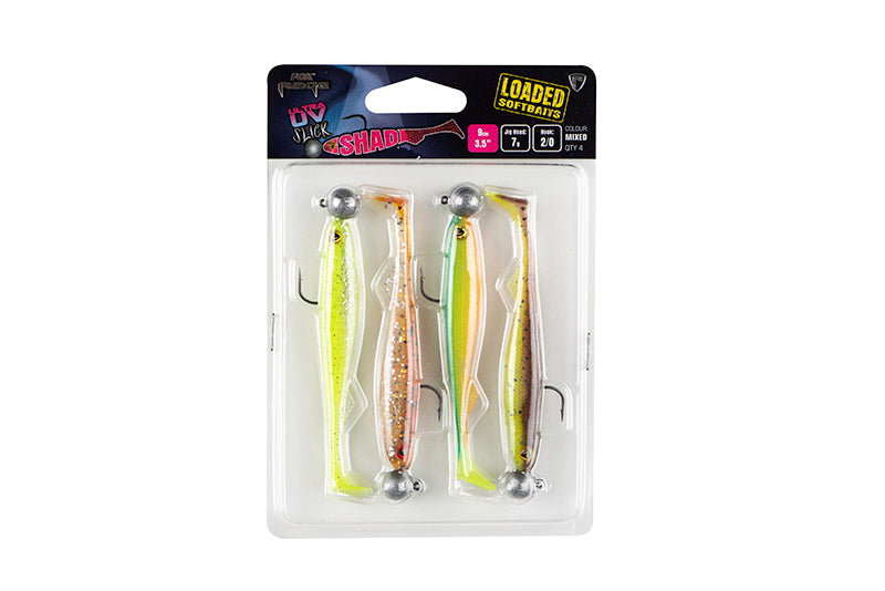 Fox Rage Ultra UV Slick Shad Loaded Lure Pack