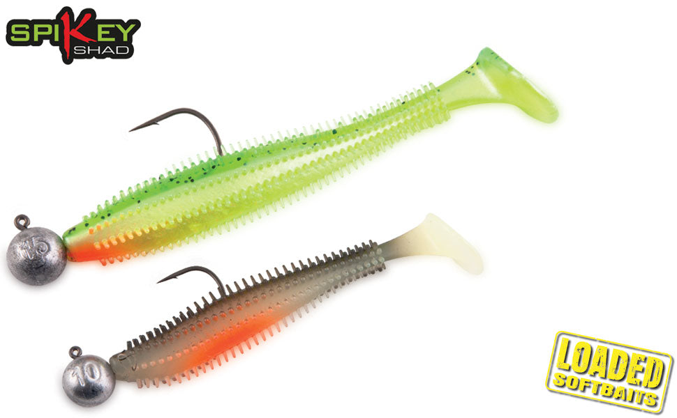 Fox Rage Spikey Shad Mixed Colours 6cm 5 Pack
