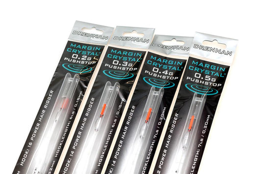 Drennan Margin Crystal Pushstop Pole Rigs