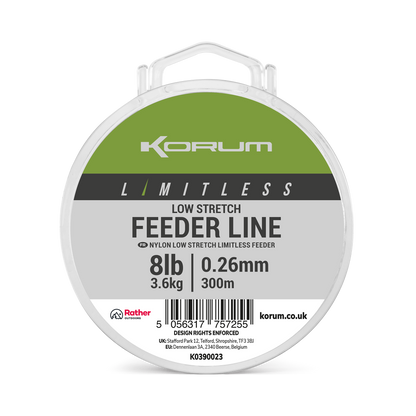 Korum Limitless Feeder Line - 300m