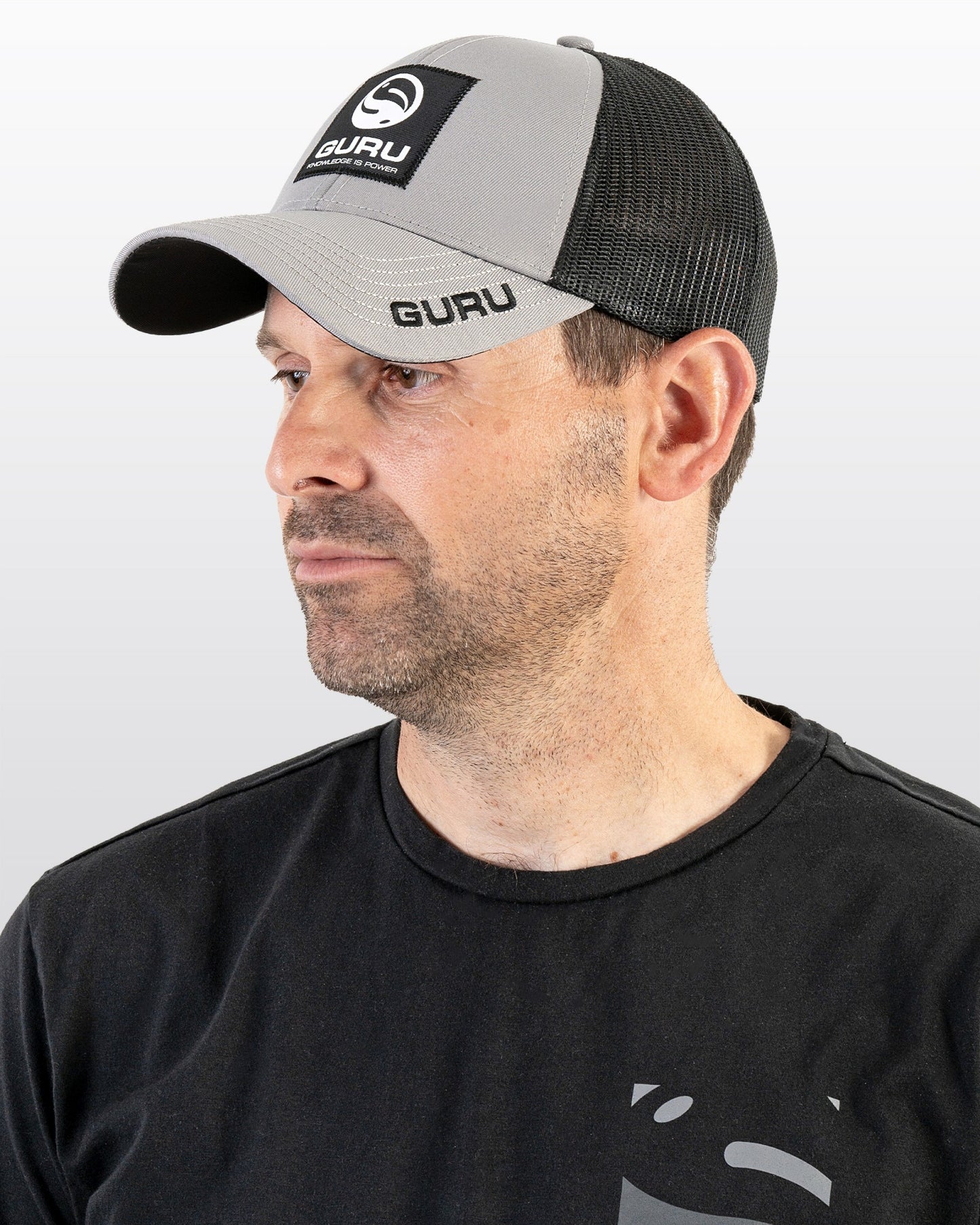 Guru Grey Patch Trucker Cap