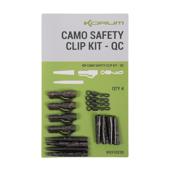 Korum Camo Safety Clip Kit - QC