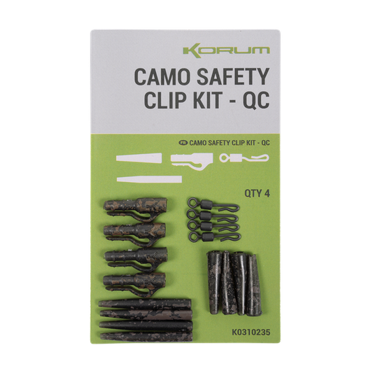 Korum Camo Safety Clip Kit - QC