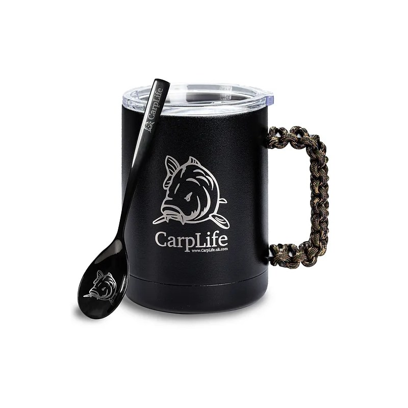 CarpLife Thermal Mug & Spoon Set - Camo Paracord