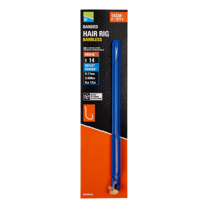 Preston Innovations 6"/15cm KKH-B Banded Hair Rigs