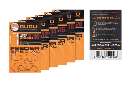 Guru Feeder Special XS Hooks (Eyed)