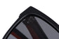 Fox Collection Black Orange Shades - Grey Lens